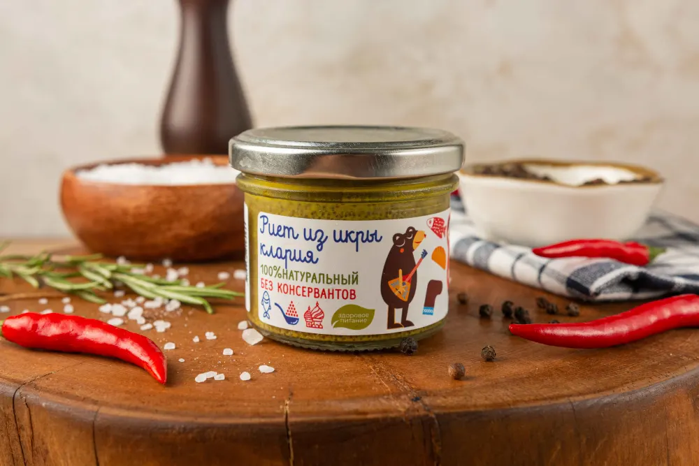 Риет из икры Клария